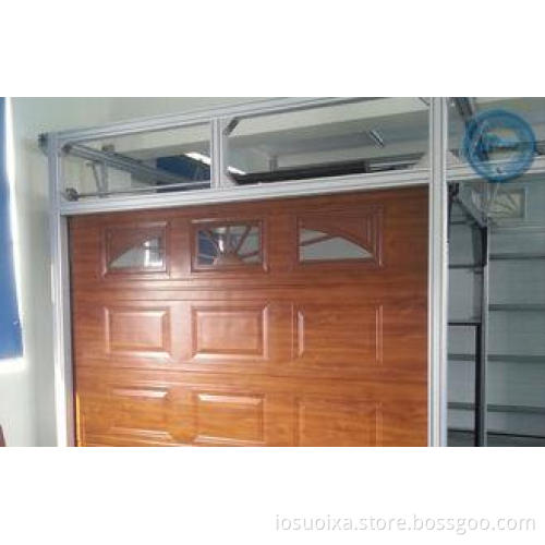 Finger Protected Automatic Garage Doors Steel Panel With PU